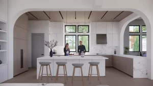 De Pauw house Palisades wildfire rebuild project (under construction)