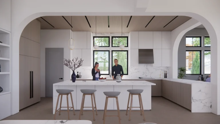 De Pauw house Palisades wildfire rebuild project (under construction)